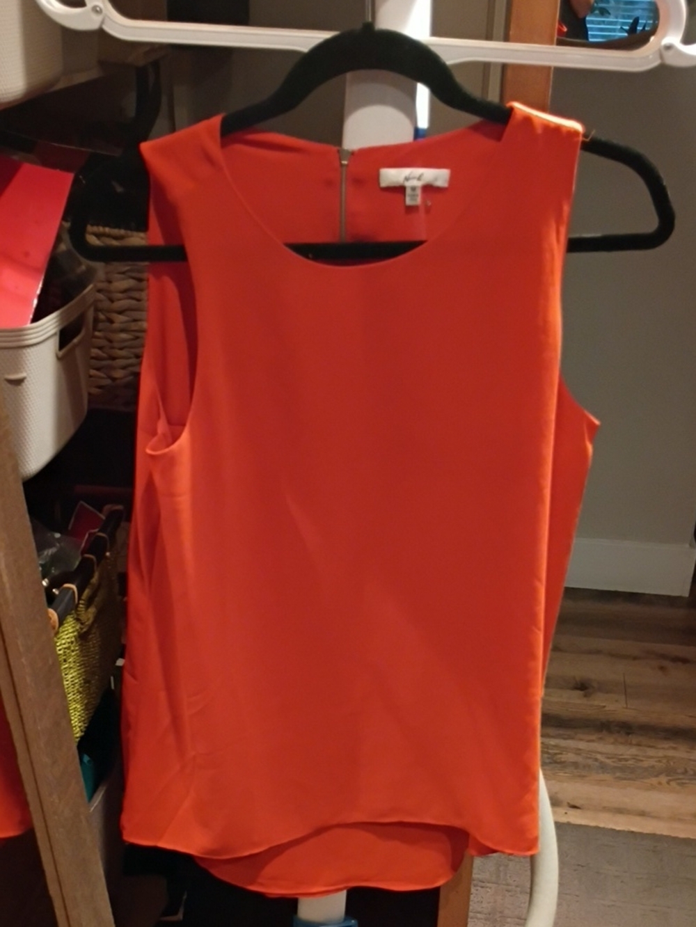 Norah Vibrant Orange Sleeveless Camisole
